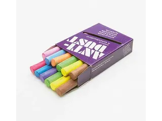 Smit Visual krijt anti-stof assorti 12 stuks - 1