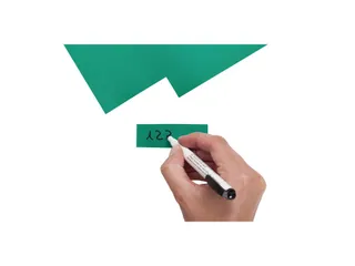 Magneetvel MAUL 200x300mm groen beschrijf- wisbaar en te knippen - 3