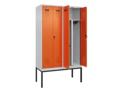 PBM-locker,HxBxD 2120x1200x500mm,4vak,vak B 300mm,draaigrendel