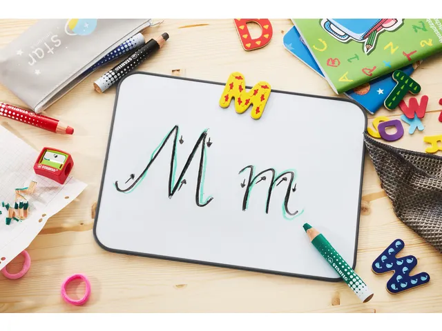 Whiteboardpotlood STABILO MARKdry 30 stuks blauw