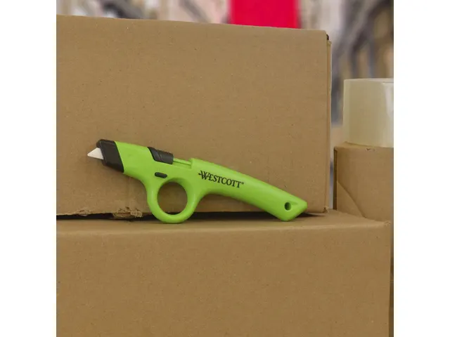 Snijmes Westcott keramisch Safety met vingergat groen