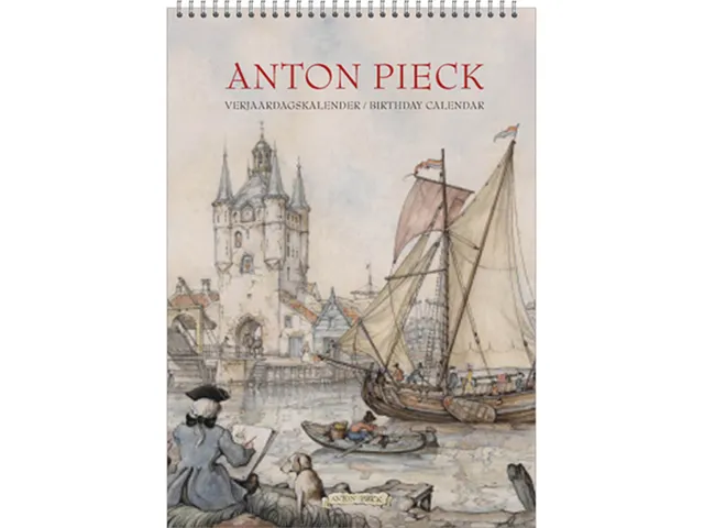 Calendrier anniversaire Anton Piek Zicht op haven A4