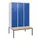 Dubbeldekse dekenkist,HxBxD 1950x1200x815mm,3x2vak.,vak B 400mm