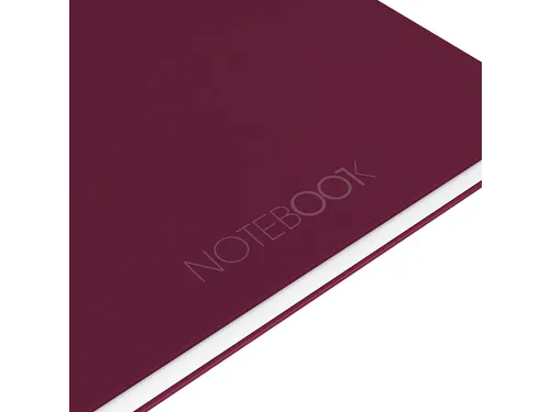 Spiraalblok Oxford International Notebook A4+ lijn Rood