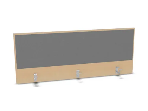 opzetpaneel bureau aanbouw achter B 1400mm NE-esdoorn BN8078-grijs