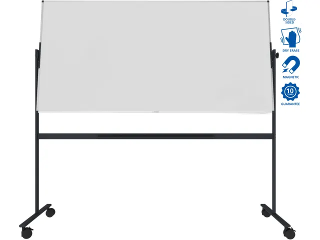 Tableau blanc Pivotant Legamaster UNITE 100x200cm Pied noir