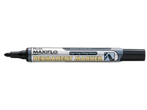 Viltstift Pentel NLF50 maxiflo rond zwart 1.5-3mm