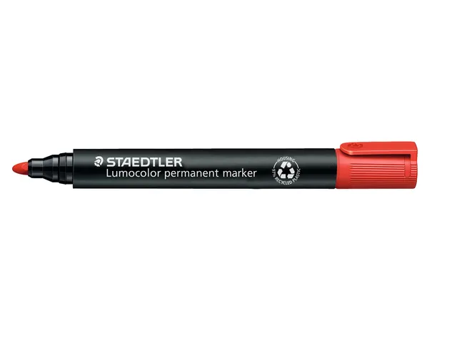 Viltstift Staedtler 352 Lumocolor rond rood 2mm