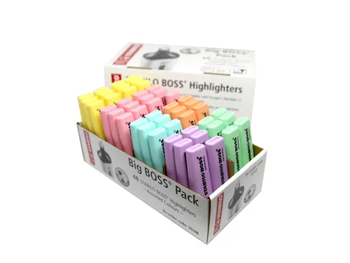 Markeerstift STABILO Boss Original 70 48 stuks assorti pastel