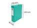 Klasseerdoos glansk. rug 80mm A4 groen