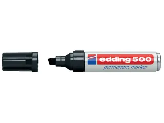 Viltstift edding 500 schuin zwart 2-7mm - 2