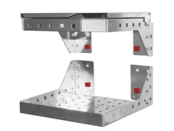 Abax-Vuilniszakhouder Geperforeerde Platen D 330mm Klemring Deksel