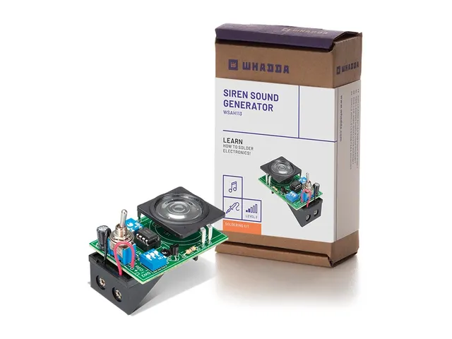 Soldeerkit geluidengenerator 4 geluidseffecten sirene