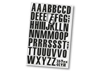 veldmagneet voor stelling,letters A-Z,DIN A4,H 43mm,magneetfolie - 2