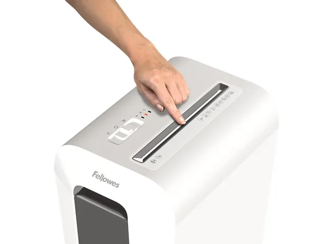 Papiervernietiger Fellowes LX65 4x40mm wit