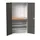 Systeemkast 2000x1050x550mm 2xlegbord 1lade RAL7035+RAL7016
