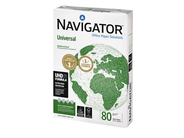 Kopieerpapier Navigator Universal A4 80 Gram Wit | A4PapierOnline.nl