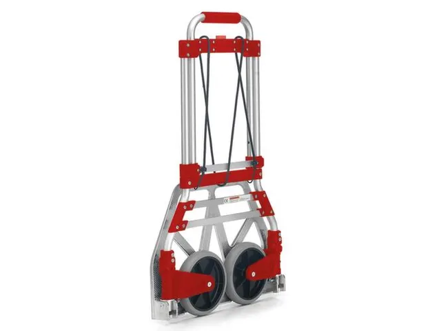 aluminium steekwagen,draagverm. 100kg,steekplaat BxD 483x343mm