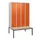 locker met bank,HxBxD 1950x1200x815mm,4vak,vak B 300mm,cil.-slot