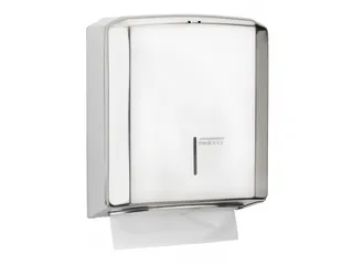 Handdoek Dispenser RVS Hoogglans C-vouw Z-vouw - 1