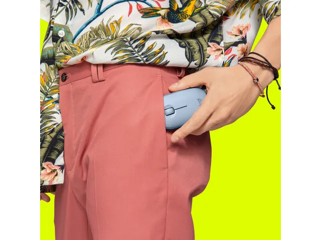 Logitech Pebble M350 Muis Blauw Grijs