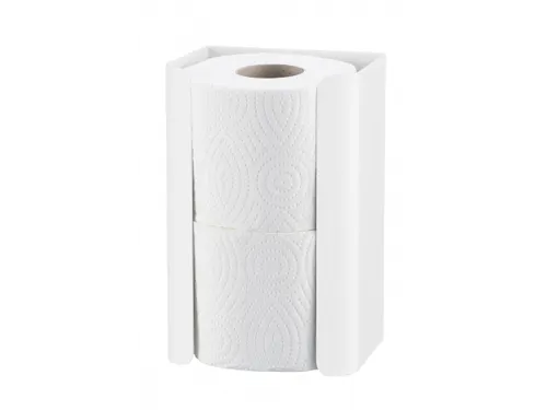 Toiletpapier Houder Duo 2 rollen Wit