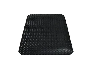 werkplek-vloerbedekking,mat,LxB 900x600mm,PVC,ruitprofiel - 1
