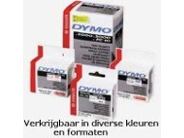 S0718490 Rhino Vinyltape 12mm, Zwart Op Oranje | DymoEtiket.nl
