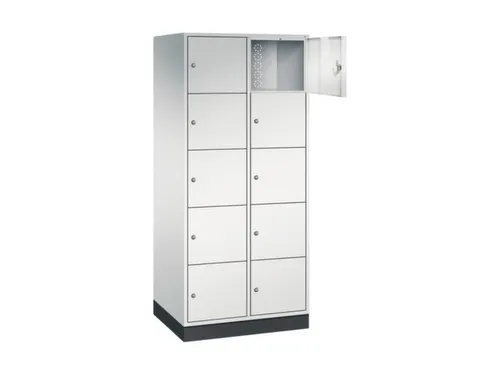 grootvolume-lockersysteem,RAL 7035,HxBxD 1950x820x600mm,2x5vakken
