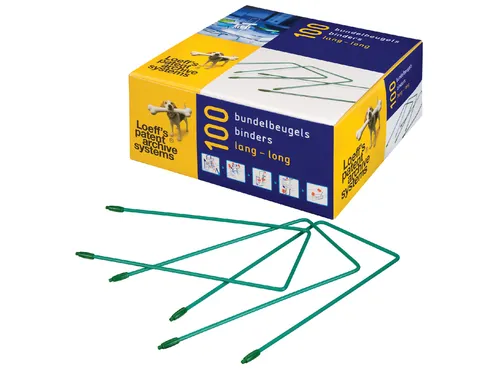 Bundelbeugel Loeff's 1224 extra lang 150mm 100 stuks