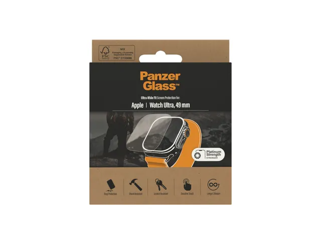 PanzerGlass Screen Protector Apple Watch Ultra 2 | Ultra | 49 mm, A