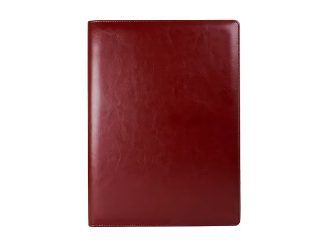Schrijfmap Multo Hannibal A4 bordeaux kunstleder met schrijfblok