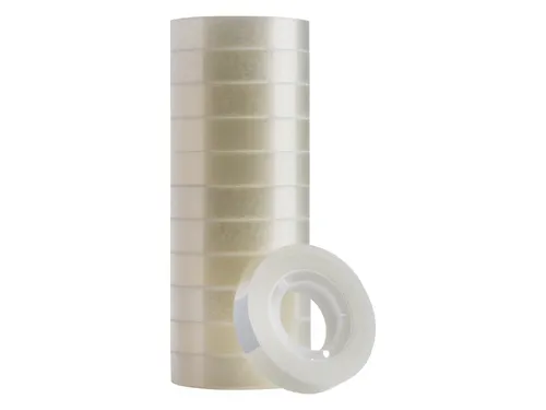 Plakband Quantore 12mmx33m transparant