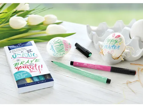 Tekenstift Faber-Castell Pitt Artist Pen handlettering I 6-delig etui