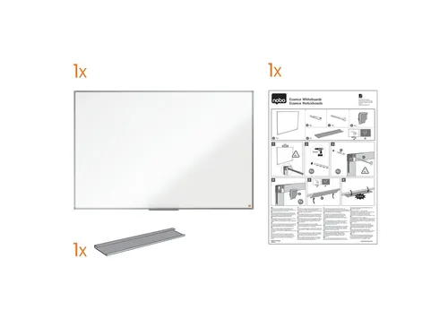 Whiteboard Nobo Essence Magnetisch 45x60cm staal
