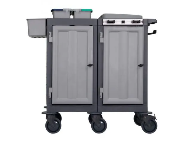 Reinigingswagen,2Kasten,2-4Zakhouders,4X6L Emmer,3Xopvanglegborden