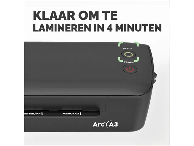 Lamineermachine Fellowes Arc A3 zwart
