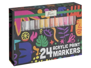 Acrylmarkers Nassau set à 24 kleuren - 1