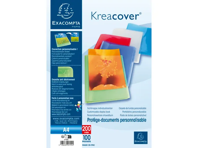 Protège-documents en polypropylène semi-rigide KreaCover Chromaline
