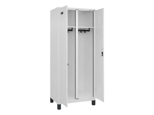 locker voor scheiding van kleding,HxBxD 1950x800x500mm,2vak