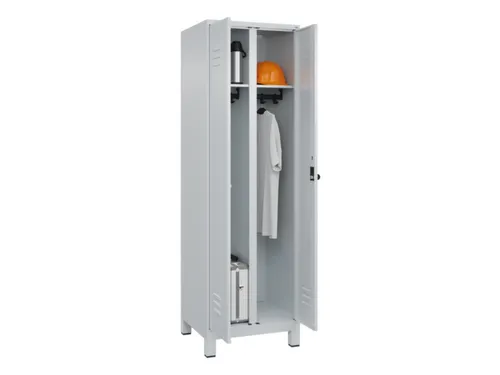 locker voor scheiding van kleding,HxBxD 1950x600x500mm,2vak