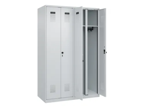 locker voor scheiding van kleding,HxBxD 1850x1200x500mm,4vak