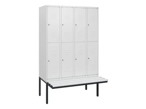 Dubbeldekse dekenkist,HxBxD 1950x1200x815mm,4x2vak.,vak B 300mm