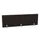 opzetpaneel,v. bureau,aanbouw achter,B 1800mm,CC-zwart,BN2036-bruin