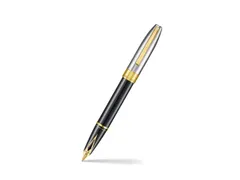 Vulpen Sheaffer Legacy 9065 Bi-Color black 14k gold plated trims, fine
