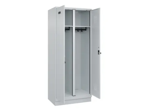 locker voor scheiding van kleding,HxBxD 1950x800x500mm,2vak