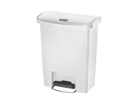 Pedaalemmer Rubbermaid Slim Jim Step On 30 Liter wit