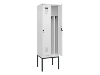 locker voor scheiding van kleding,HxBxD 2120x600x500mm,2vak - 1