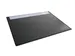 Sous-main PP avec calendrier rabat transparent 650x500mm noir