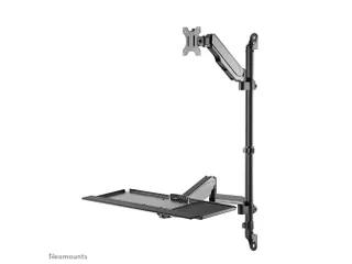 Neomounts WL90-325BL1 Zit-sta werkstation wand - 17-32 inch - 1-9 kg ( - 8